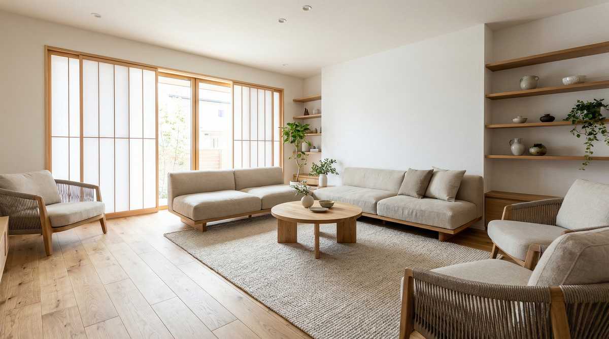 モダンリビングの施工事例